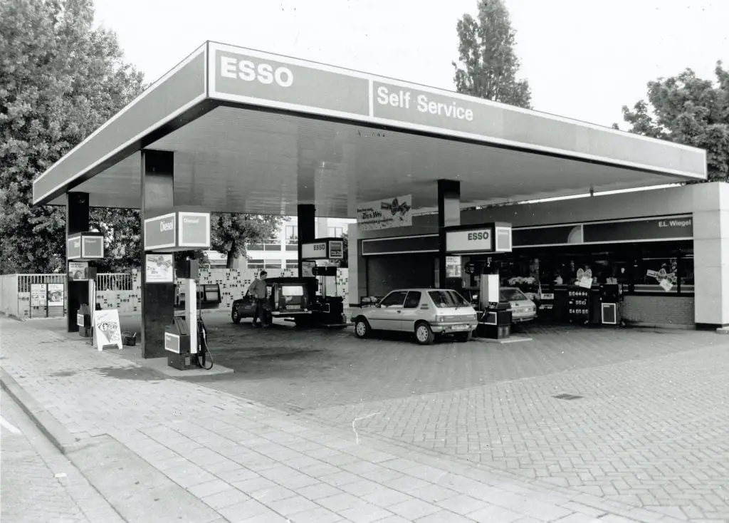 Benzinestation in Berkel en Rodenrijs