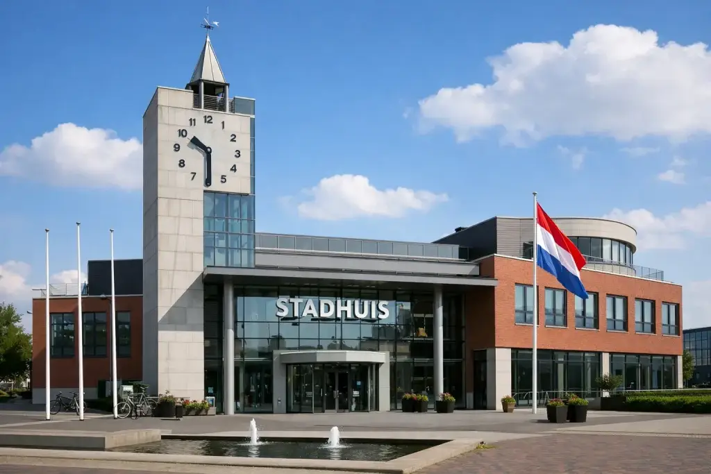 Gemeentehuis Berkel en Rodenrijs buitenaanzicht